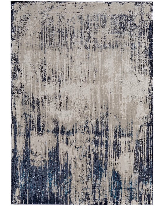 Beige/Blue Indian Rug 