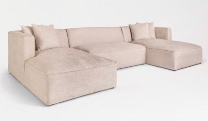 Lumin Track Arm Sofa Chaise Seccional - Daaq Interiores