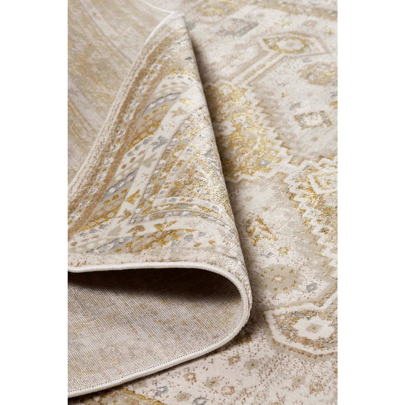 Tapete Aura Gold Ivory - Daaq Interiores