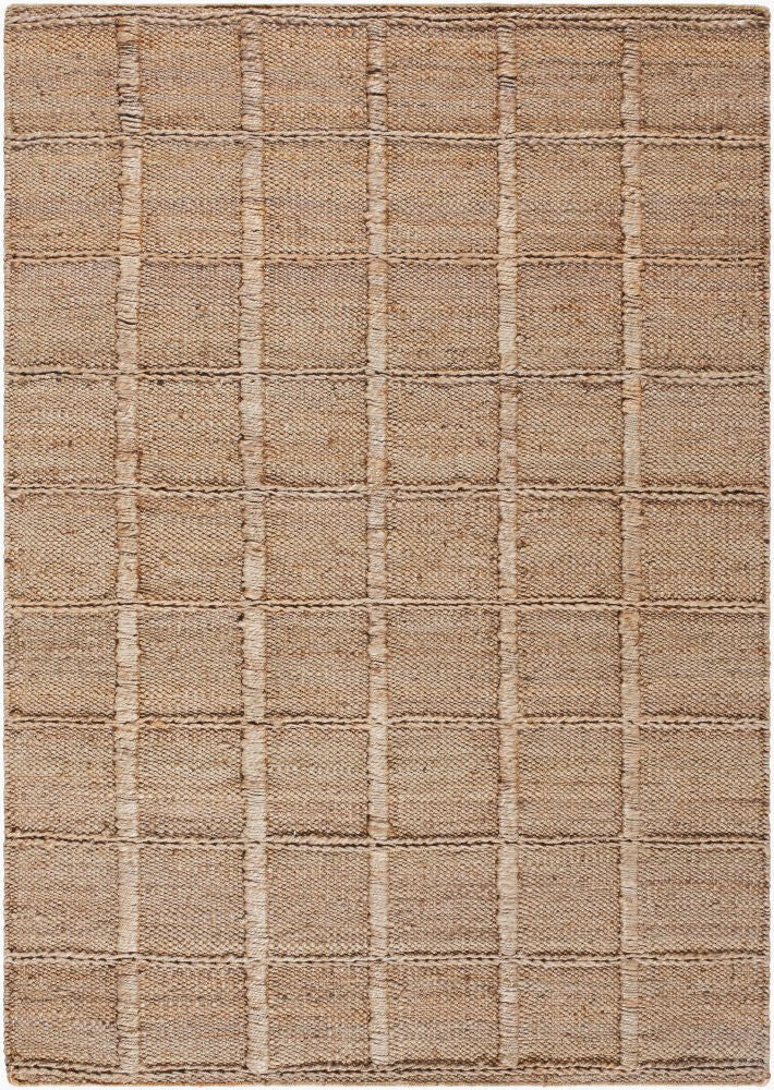 Tapete Damon Beige de Yute - Daaq Interiores